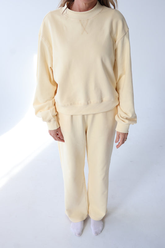 Butter Yellow Mockneck+Pants