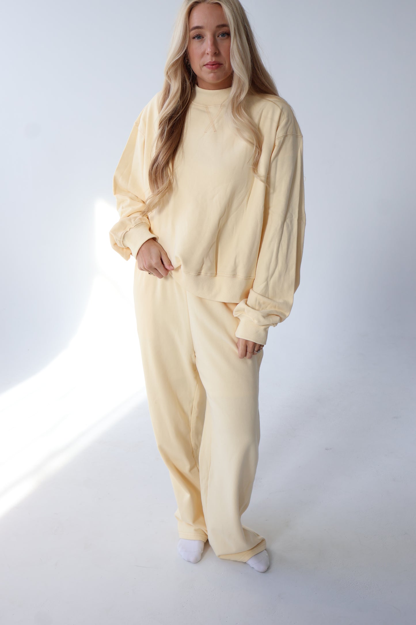 Butter Yellow Mockneck