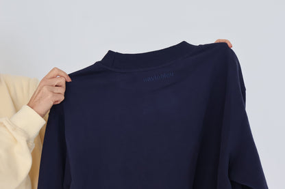 Navy Blue Mockneck+Pants