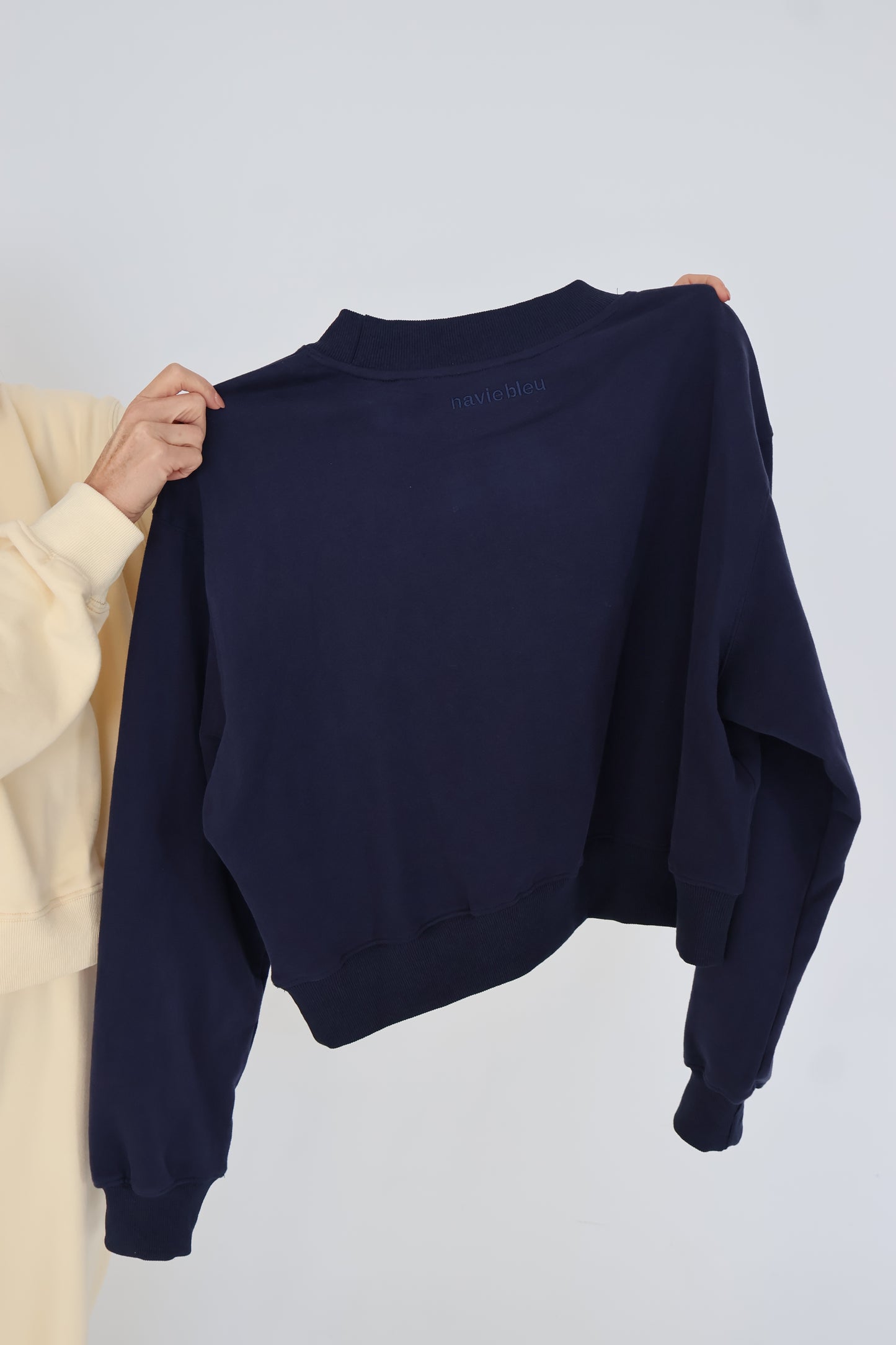 Navy Blue Mockneck