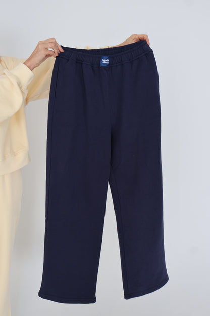 Navy Blue Mockneck+Pants