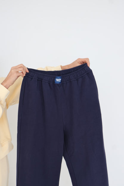 Navy Blue Mockneck+Pants